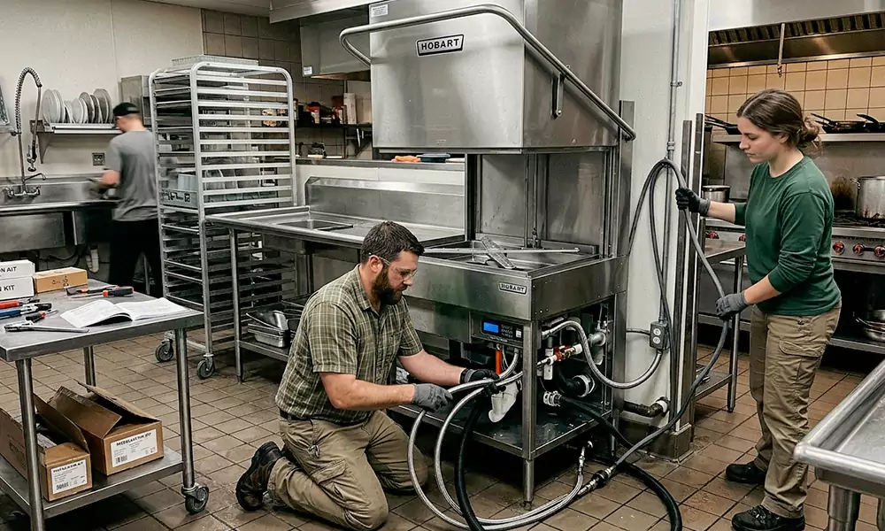 Commercial Dishwasher Installation in Worcester, MA