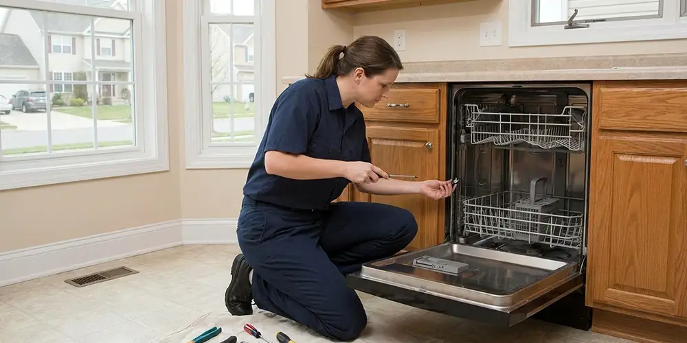 Dishwasher Latch Replacement in Worcester, MA