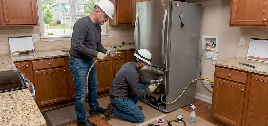 Propane Refrigerator Installation in Worcester